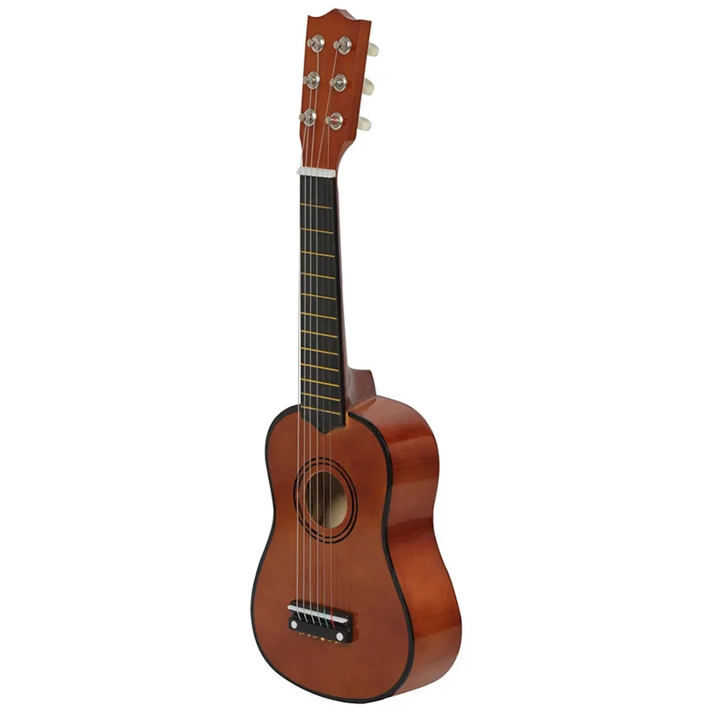 21 inch Basswood Ukulele 6 Strings Small Acoustic Guitar Musical Instruments Classical String Instrument Mini Ukulele Guitar Toy