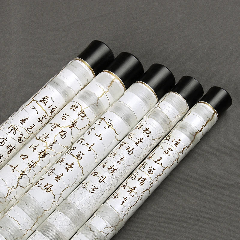 CDEFG key White Bamboo Flute Transparent Line Musical Instrument Traditional Handmade Woodwind Instrument potable Dizi Flute