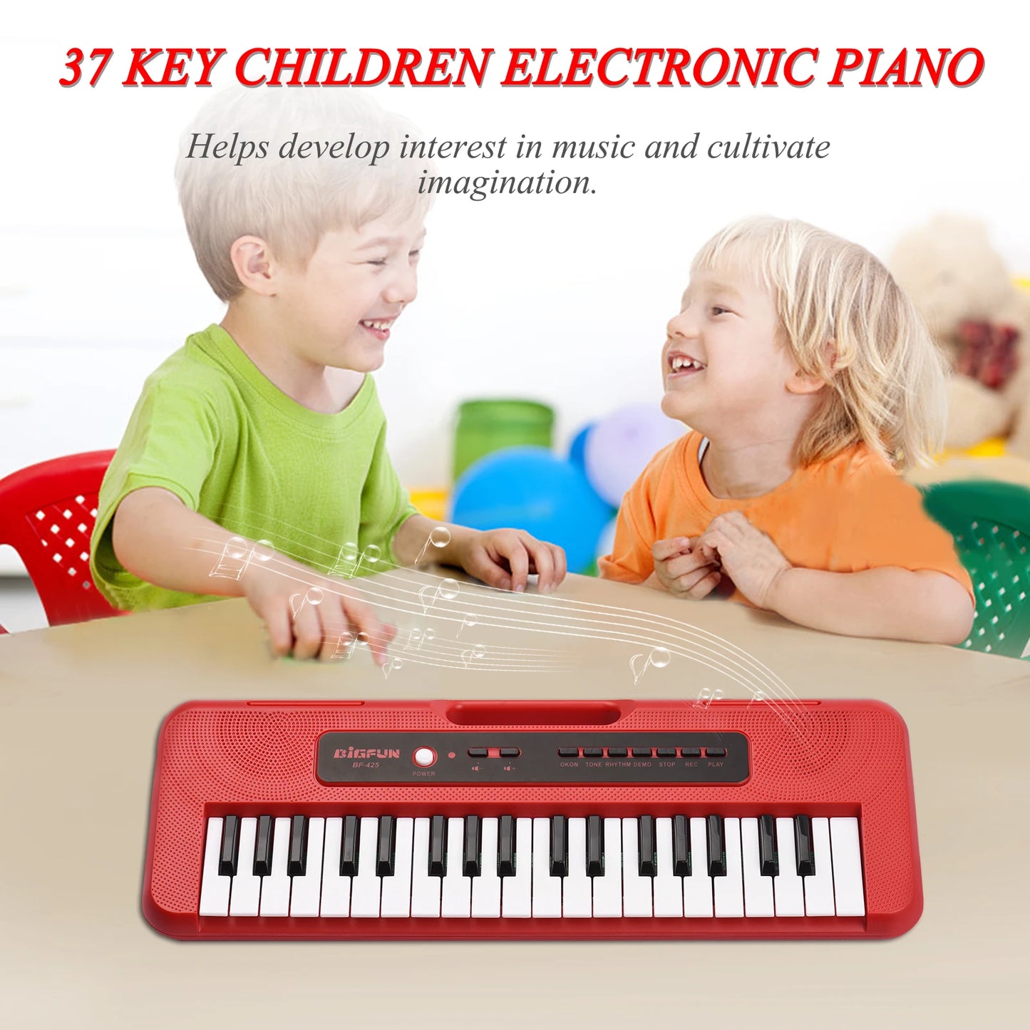 BIGFUN 37 Key Digital Electronic Keyboard Electronic piano Musical Instrument Musical keyboard professional Synthesiz Gifts