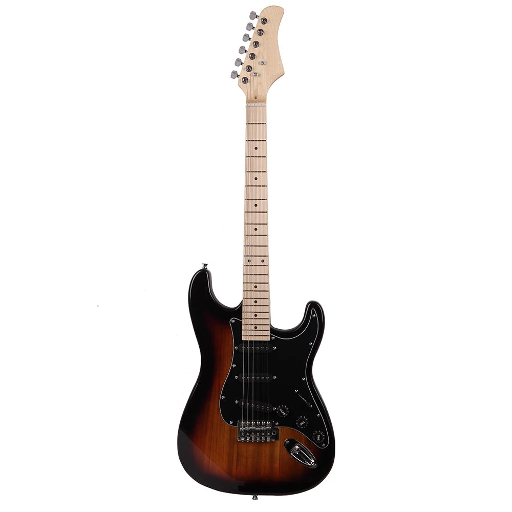 Stylish Electric Guitar with Black Pickguard