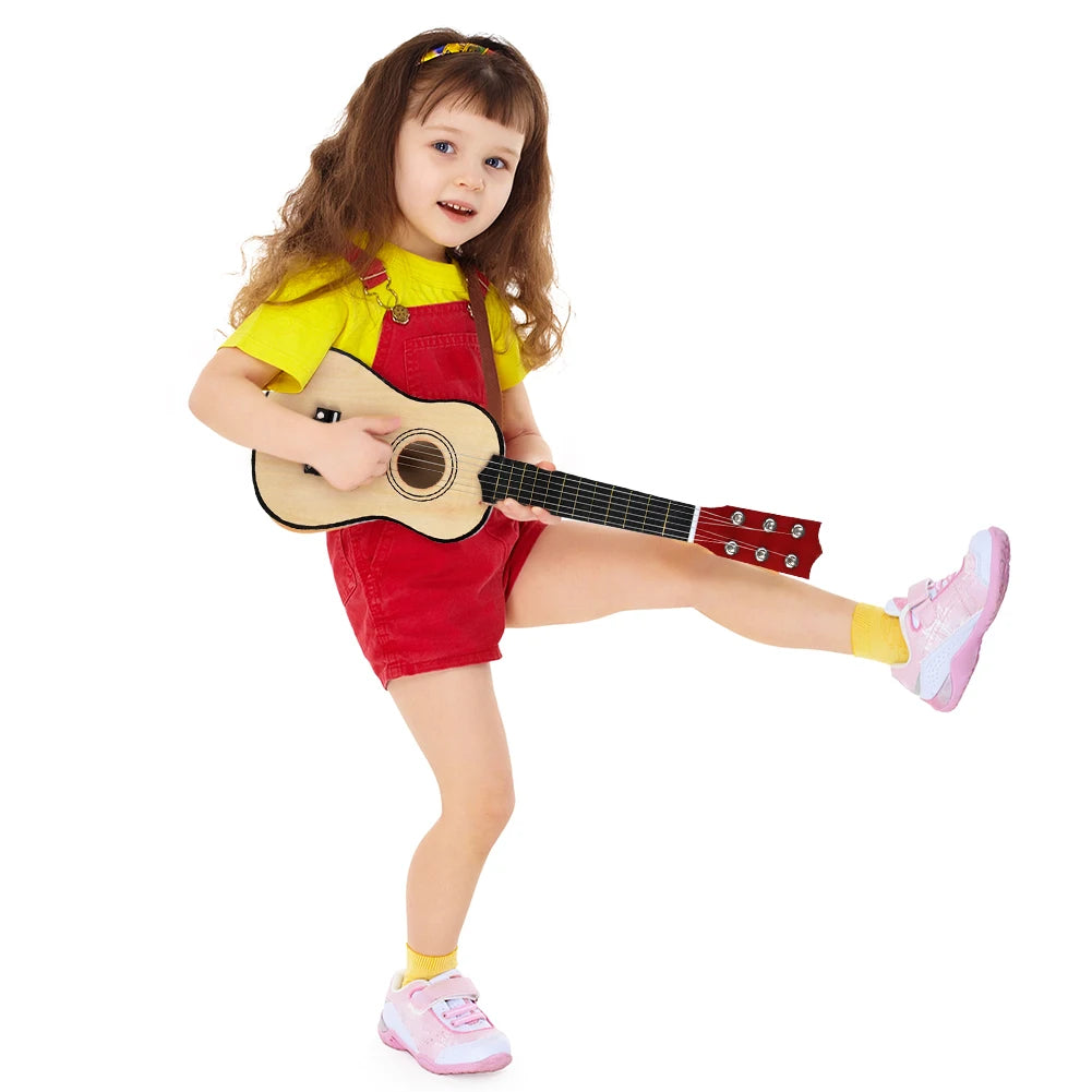 6 Strings Ukulele Musical Instrument Children Mini Guitar Portable 21 inch Gift Musical Enjoyable Instrument Supplies