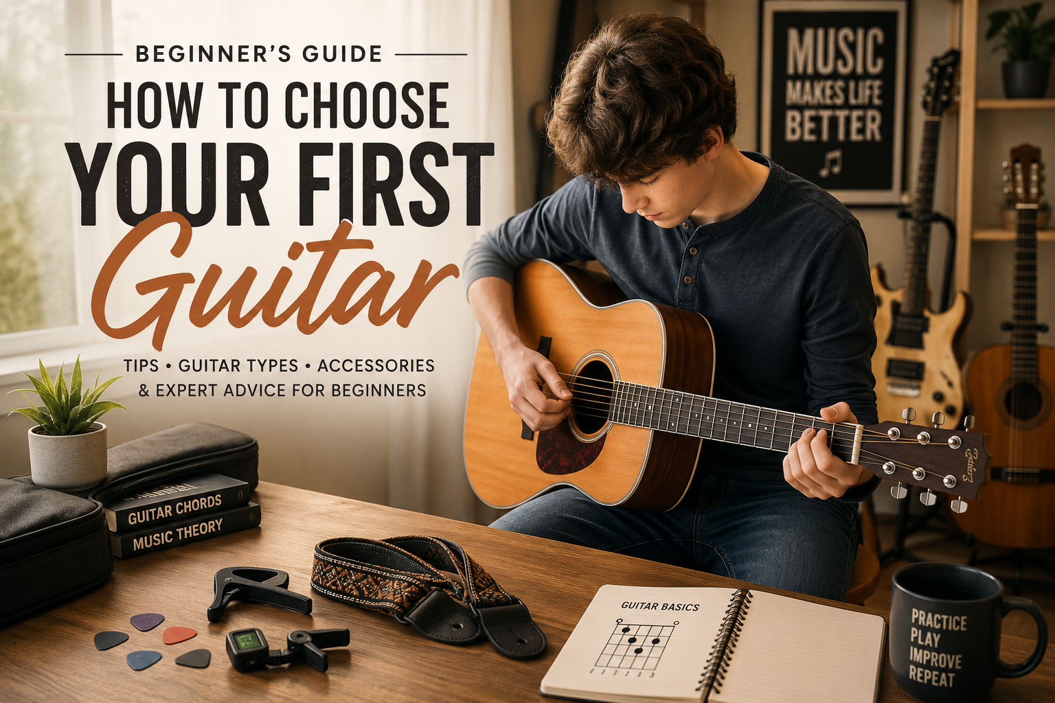 How to Choose Your First Guitar: A Beginner's Guide