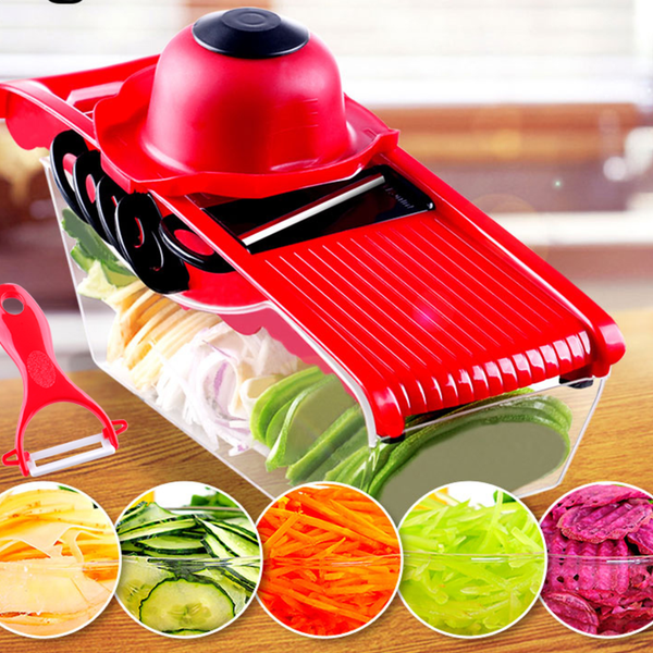 Multifunction 6 Blades Kitchen Slicer