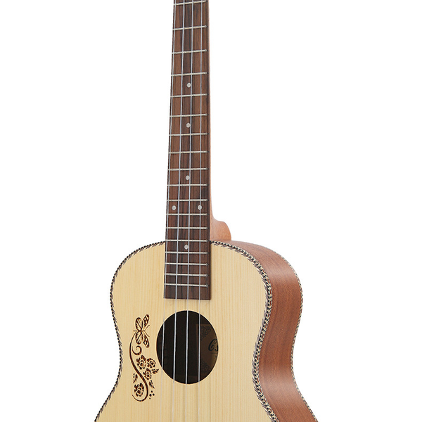 26-Inch Peach Heart Mahogany Ukulele