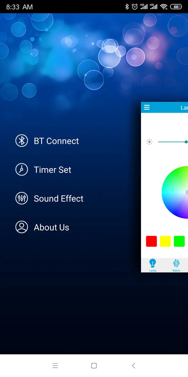 LED Music Ceiling Light with Remote Control (15.94in)