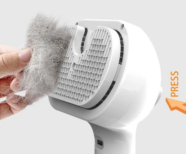 Self-Cleaning Spray Grooming Brush for Dogs & Cats