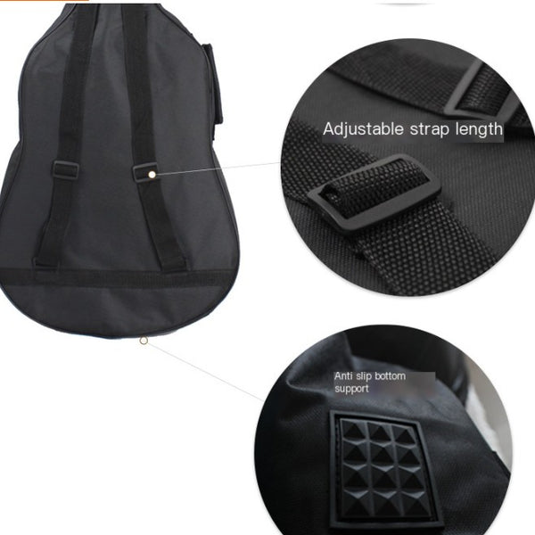41-Inch Thick Guitar Backpack with Dual Straps