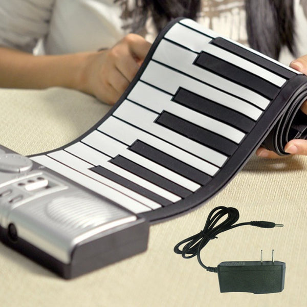 61-Key Silicone Foldable Electronic Piano