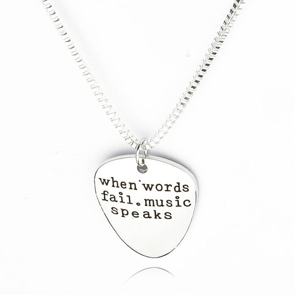 Music Letter Pendant