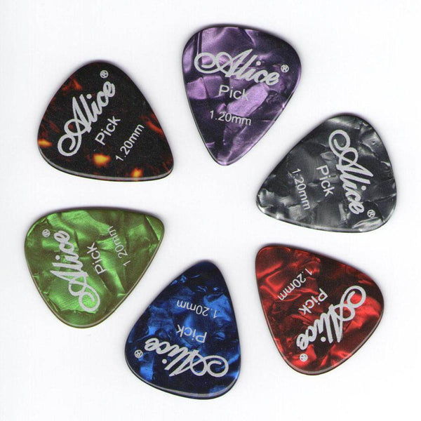 Alice Celluloid Guitar Picks (6-Pack)