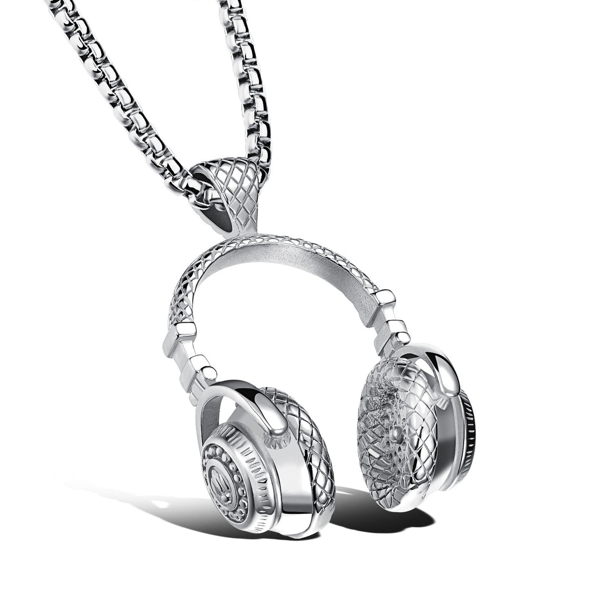 Music Headphone Pendant Necklace