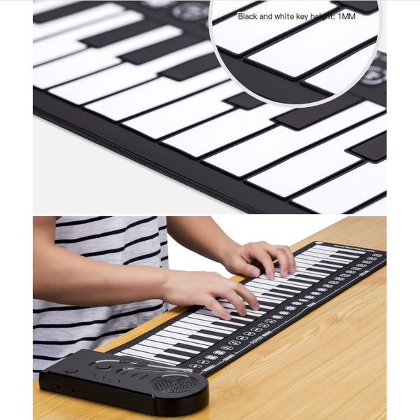 Portable Roll-Up Piano Keyboard