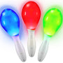 Light-Up LED Color-Changing Maracas – Pack of 3