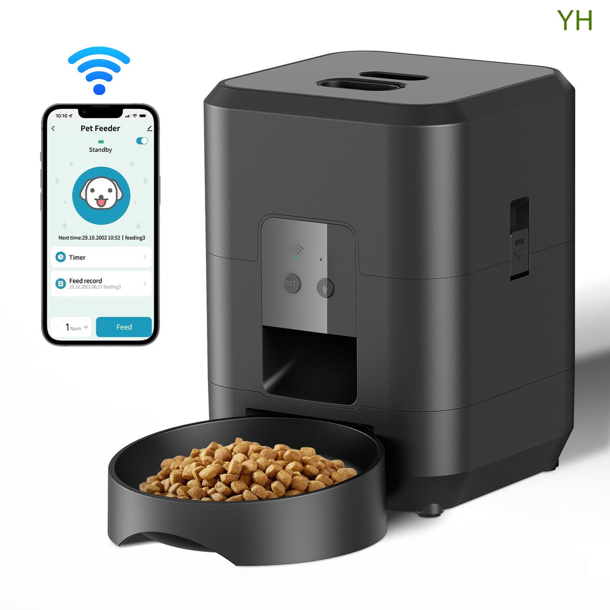 Smart Automatic Pet Feeder with WiFi & Timer