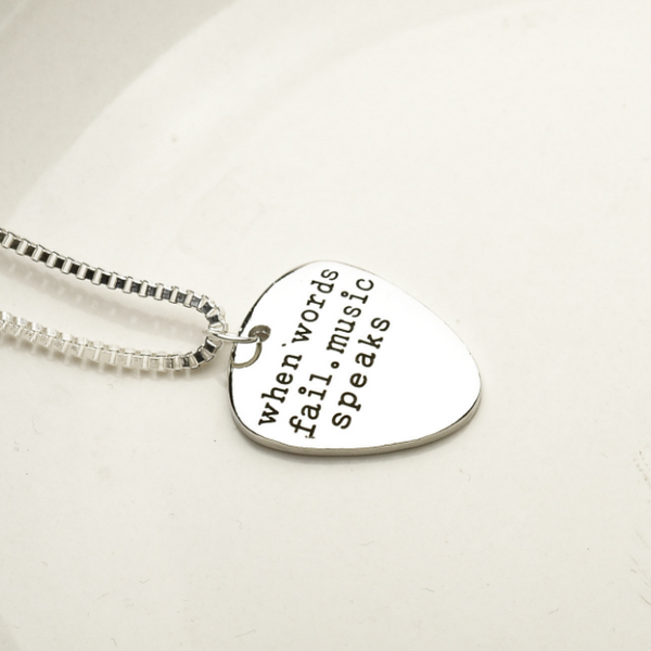 Music Letter Pendant
