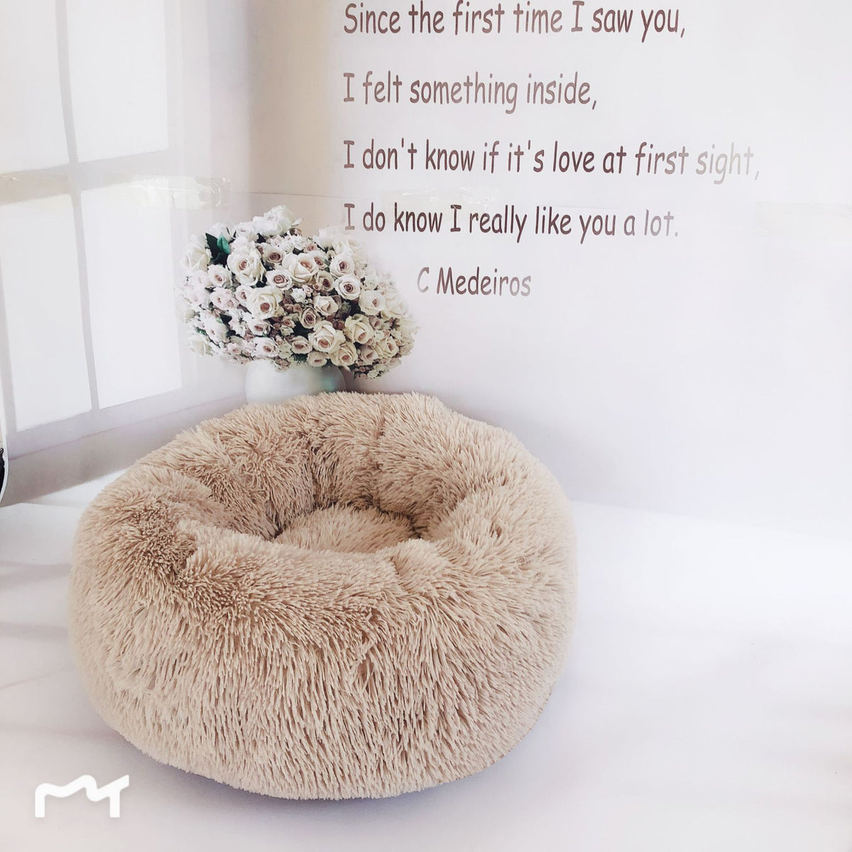 Plush Round Pet Nest Bed