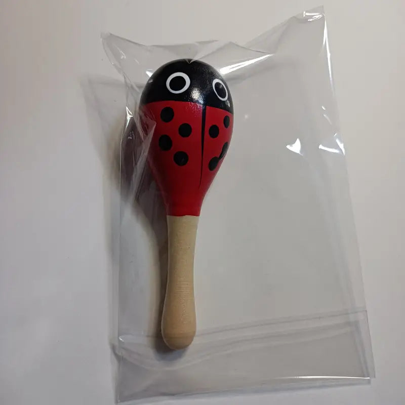 Wooden Sand Hammer Shaker for Toddlers & Early Music Education