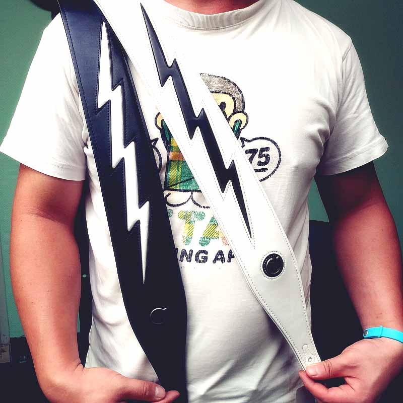 Lightning Bolt Guitar & Bass Strap