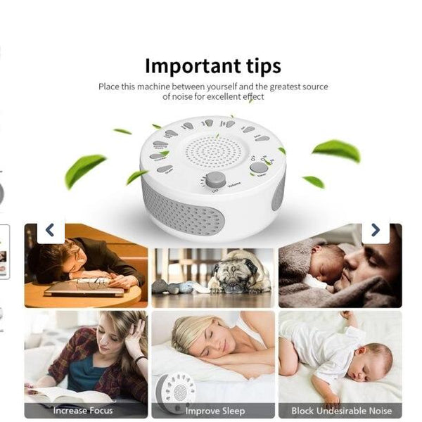 Sleep Sound Machine with 9 Built-In Soothing Sounds