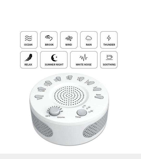 Sleep Sound Machine with 9 Built-In Soothing Sounds