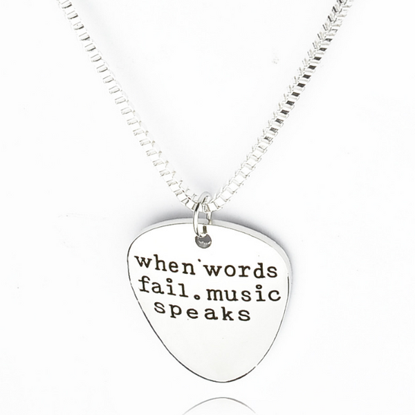 Music Letter Pendant