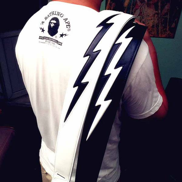 Lightning Bolt Guitar & Bass Strap
