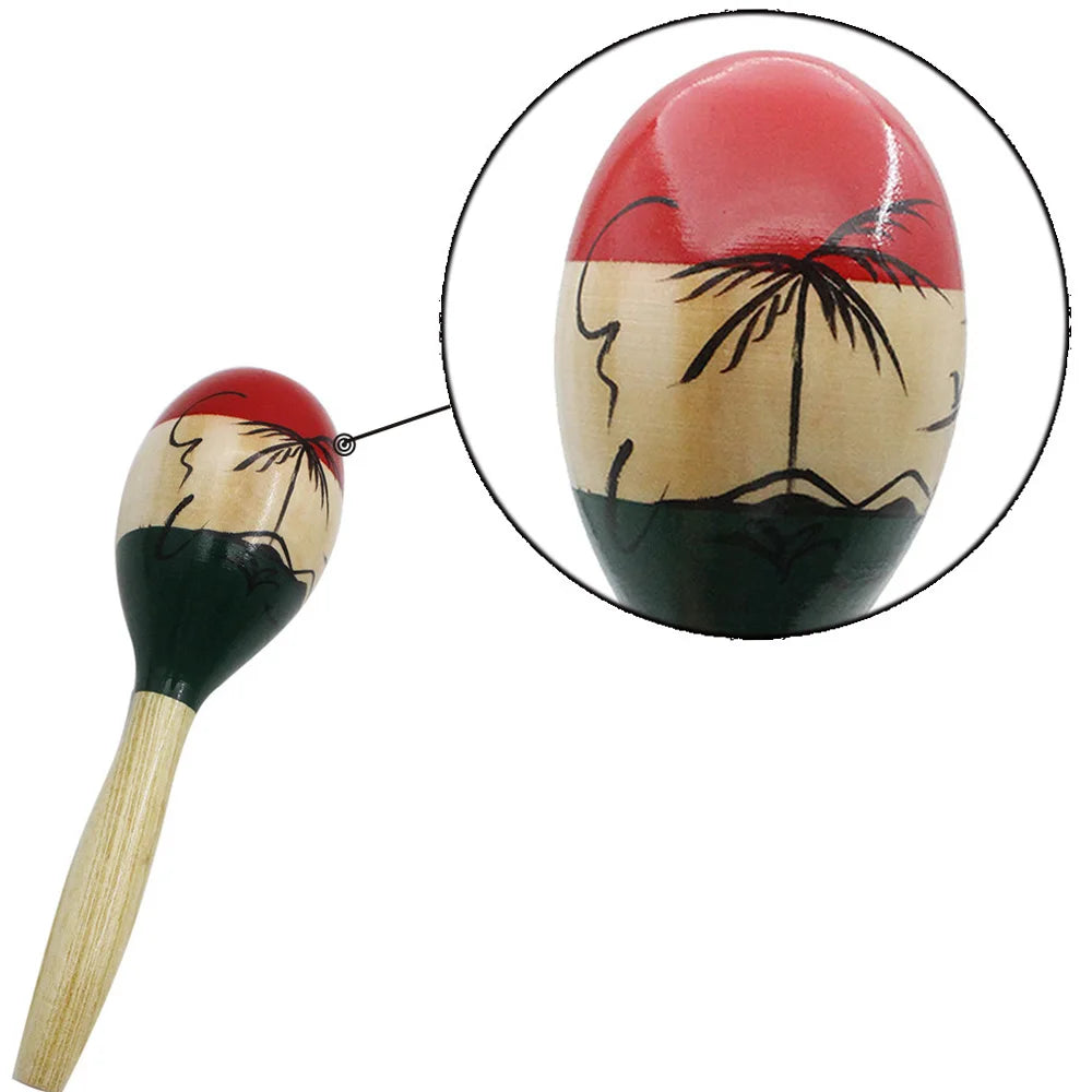 1Pair Wooden Large Maracas