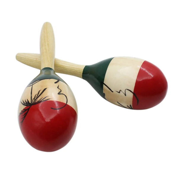 1Pair Wooden Large Maracas