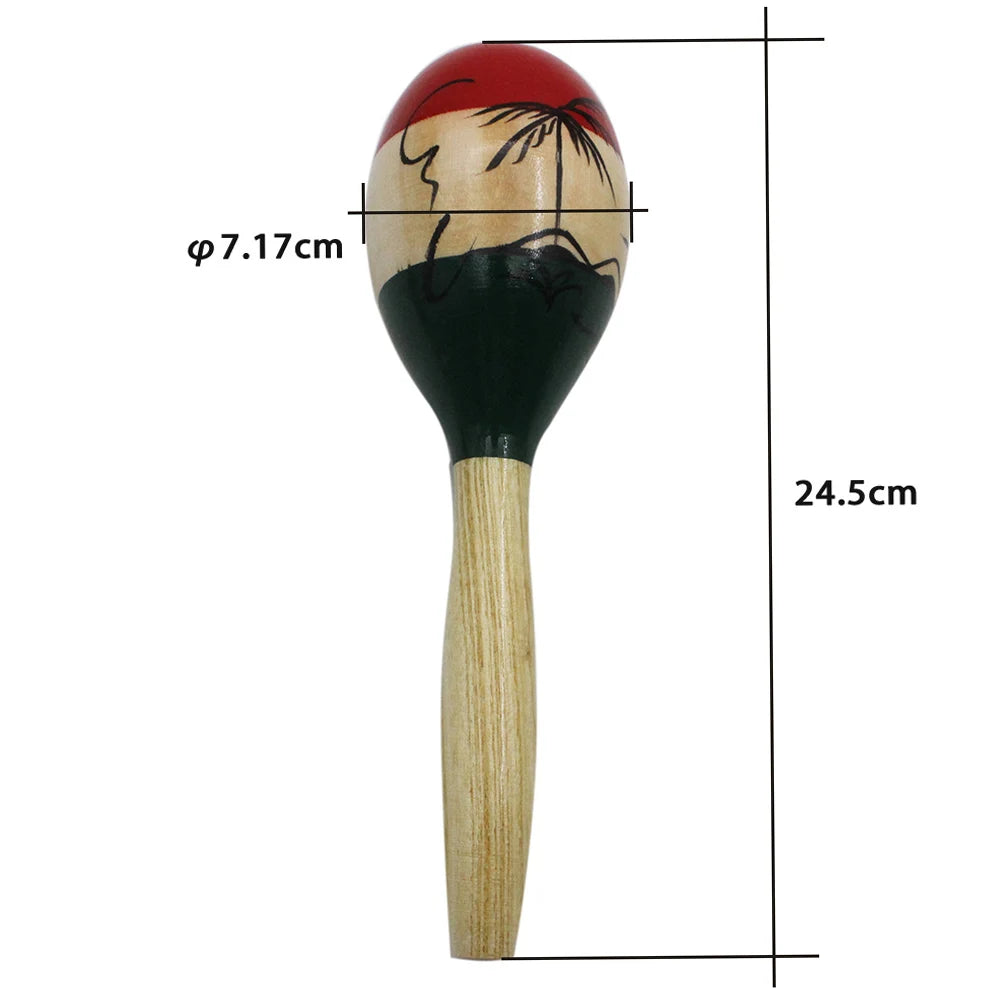 1Pair Wooden Large Maracas
