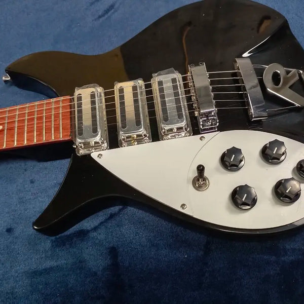 Left-Handed 6-String 325 Electric Guitar 3 Pickups R Tail