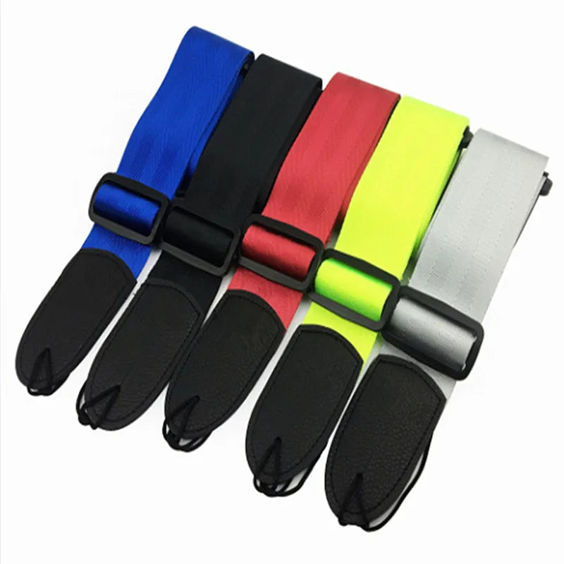 Acoustic Guitar Strap Leather Adjustable