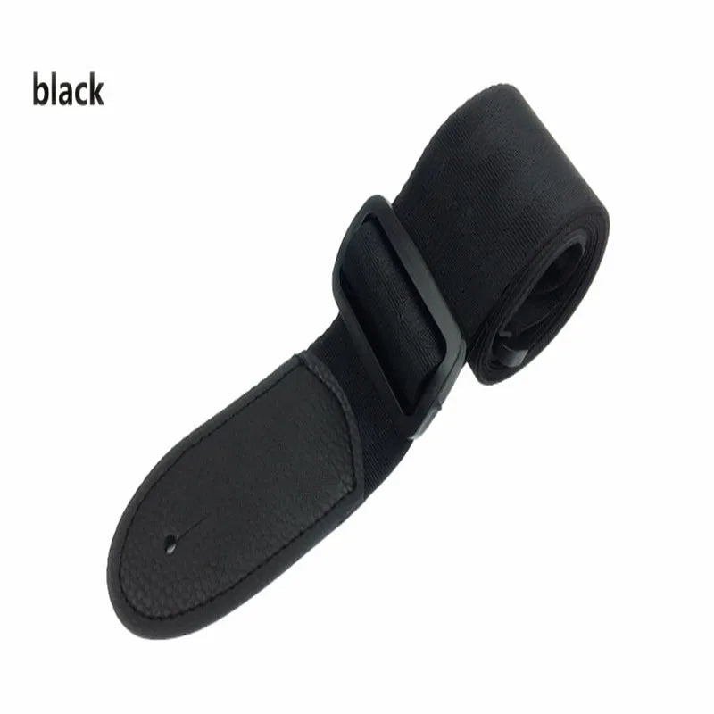 Acoustic Guitar Strap Leather Adjustable