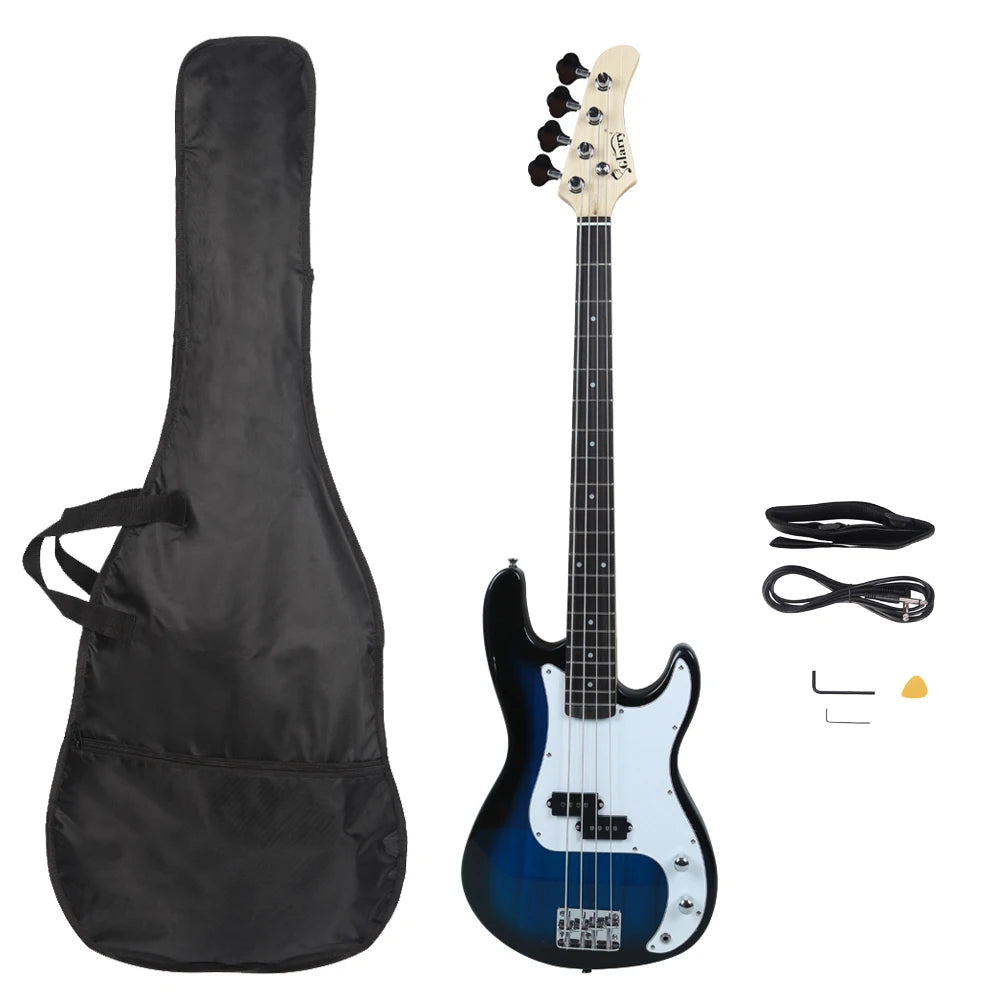 Electric Bass Guitar 4 Strings 20 Frets Electric Bass Set Electric Bass