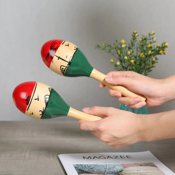 Coconut tree wooden Maracas