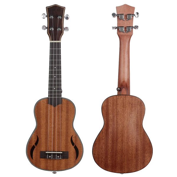 21 Inch Ukulele 4 Strings Mahogany with Bag Strings Tuner Capo Accessories