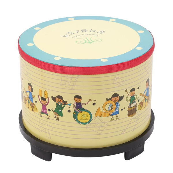 8 Inch Wooden Floor Drum Carnival Percussion Instrument with 2 Mallets