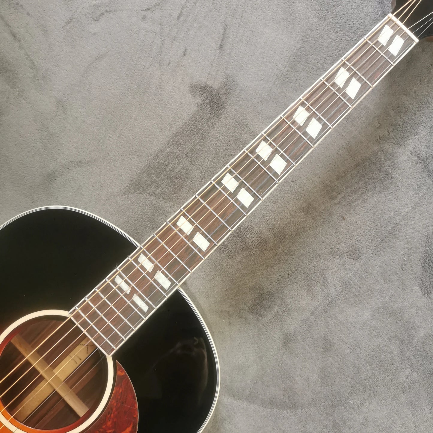 41 inch sunset colored solid wood profile top fingerplay acoustic acoustic guitar