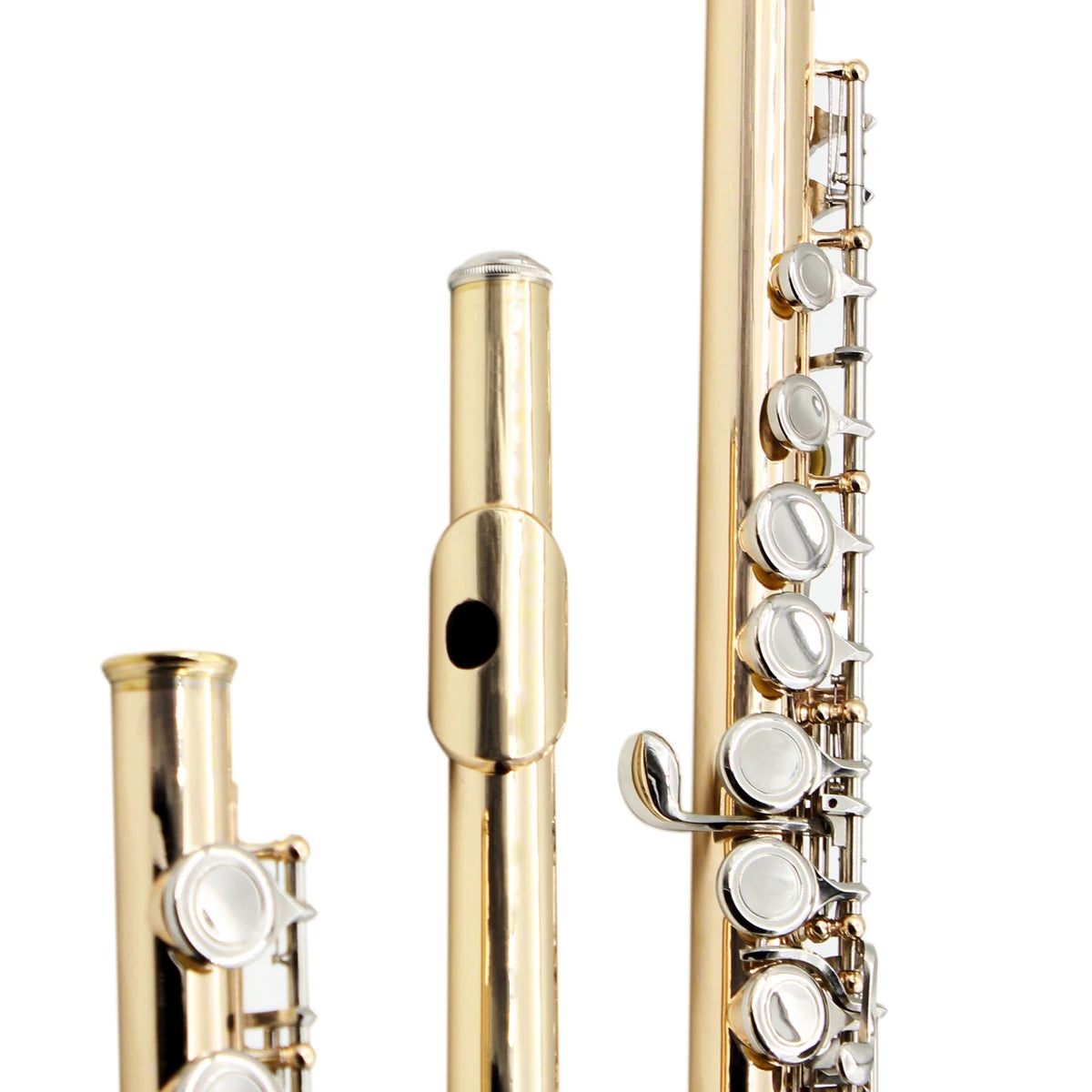SLADE 16 Closed Holes C Key Concert Flute Professional Woodwind with E Key