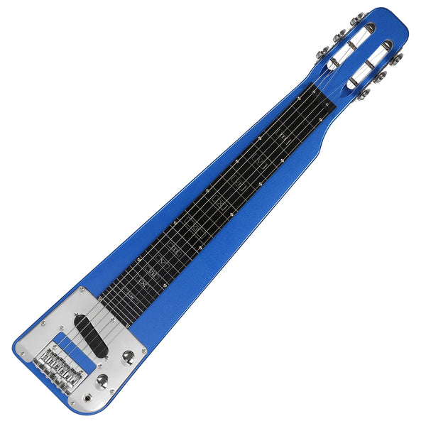 Lap Steel Guitar 6 String Slotted Headstock with Gigbag & Slide Bar