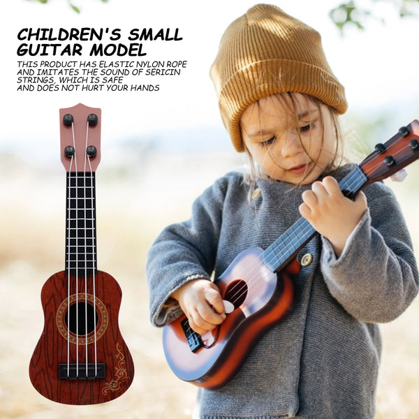 Kids Small Classical Ukulele Guitar Toy Lightweight Adjustable Holiday Gift