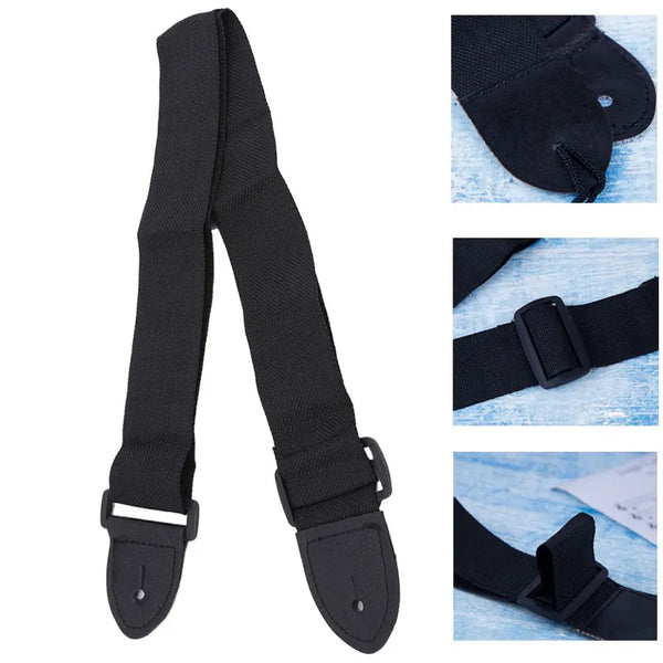 Guitar Strap Leather Head Adjustable