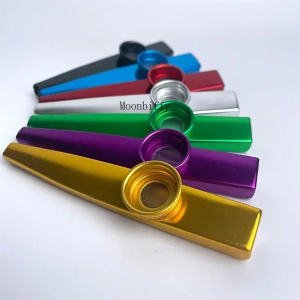 Metal Kazoo Musical Instrument Flute Diaphragm Mouth Companion for Guitar