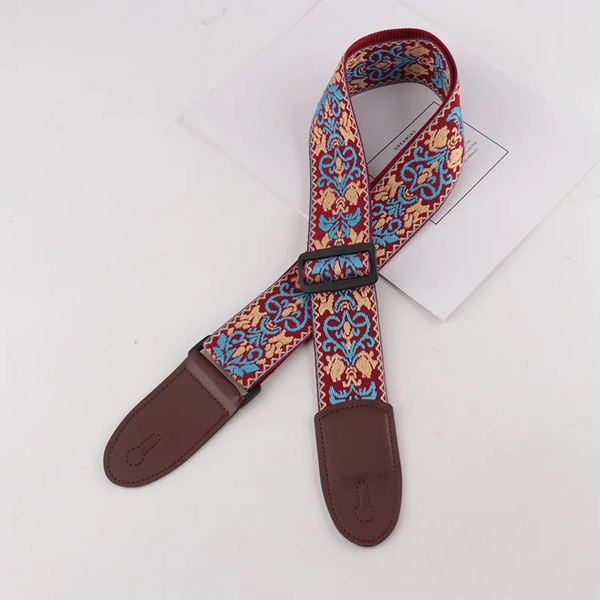 Adjustable Pure Cotton Guitar Straps Multi-Color