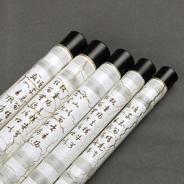 CDEFG Key White Bamboo Flute Traditional Handmade Woodwind Dizi Instrument