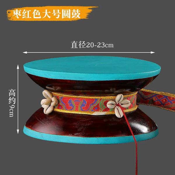 Nepalese Handmade Sheepskin Tambourines
