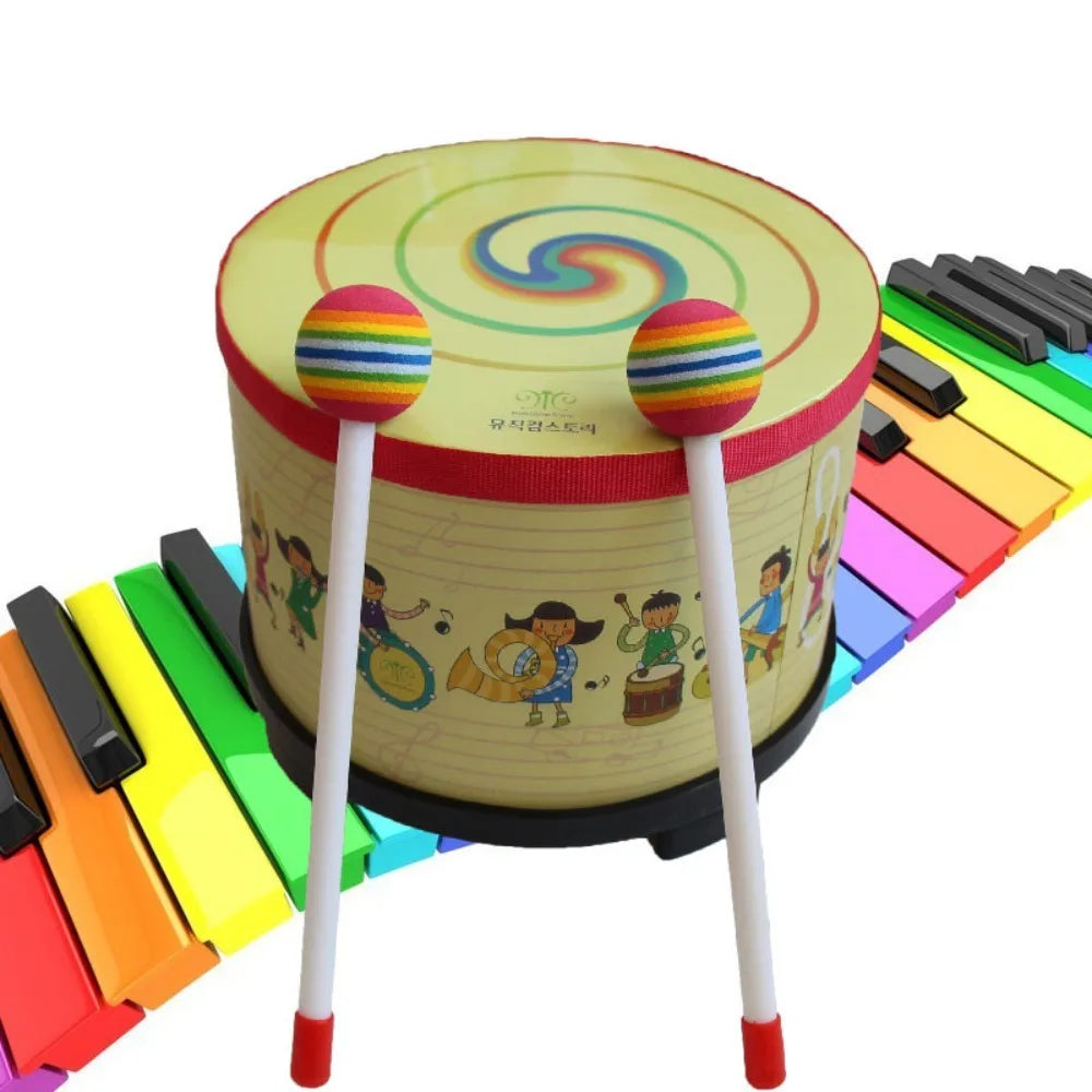 New 8 Inch Floor Drum Wooden