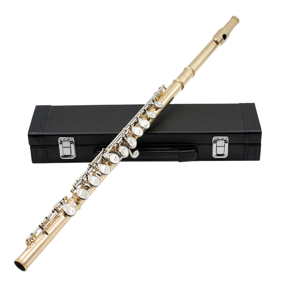 SLADE 16 Closed Holes C Key Concert Flute Professional Woodwind with E Key