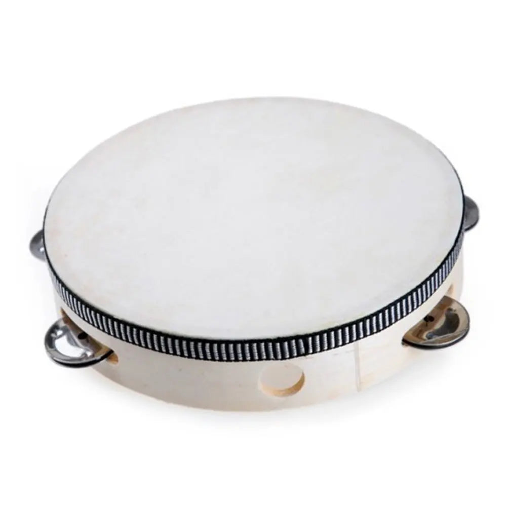 Children Portable Wooden Tambourine