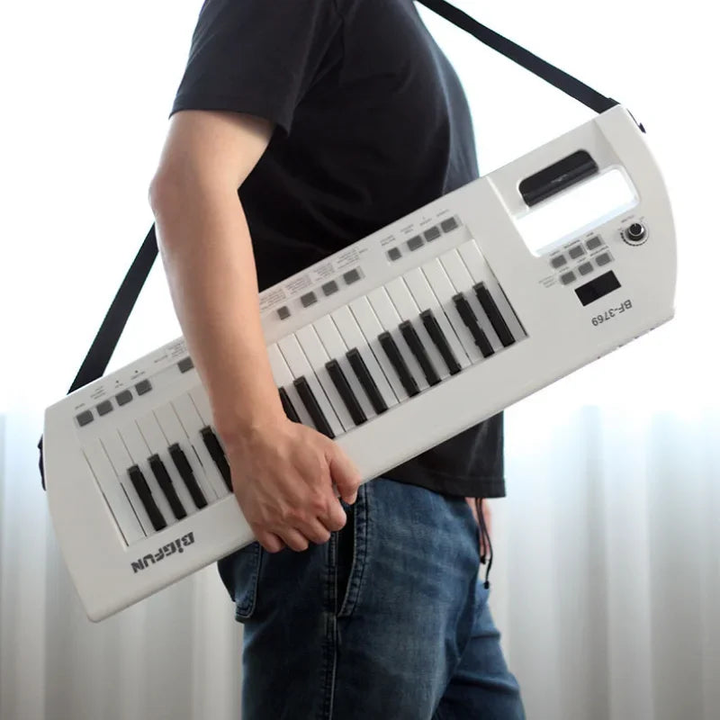 37 Keys Electronic Organ Portable Shoulder Carrying Keyboard for Beginners