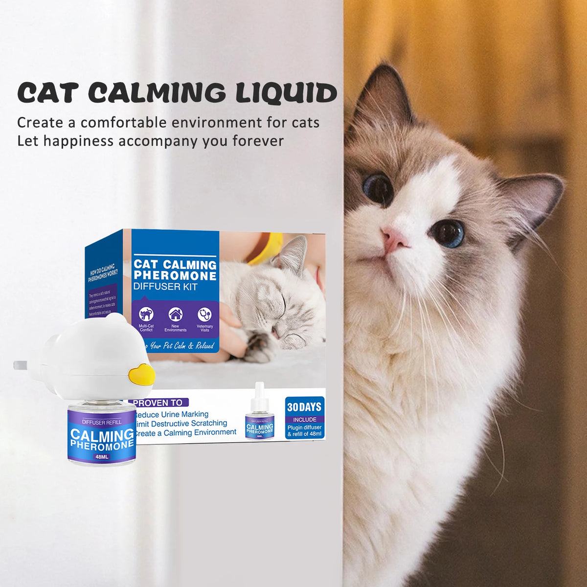48ml Cat/Dog Calming Diffuser Enhanced Calming